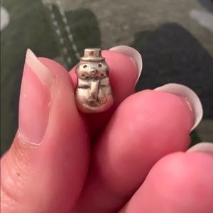 EUC Pandora Snowman Charm